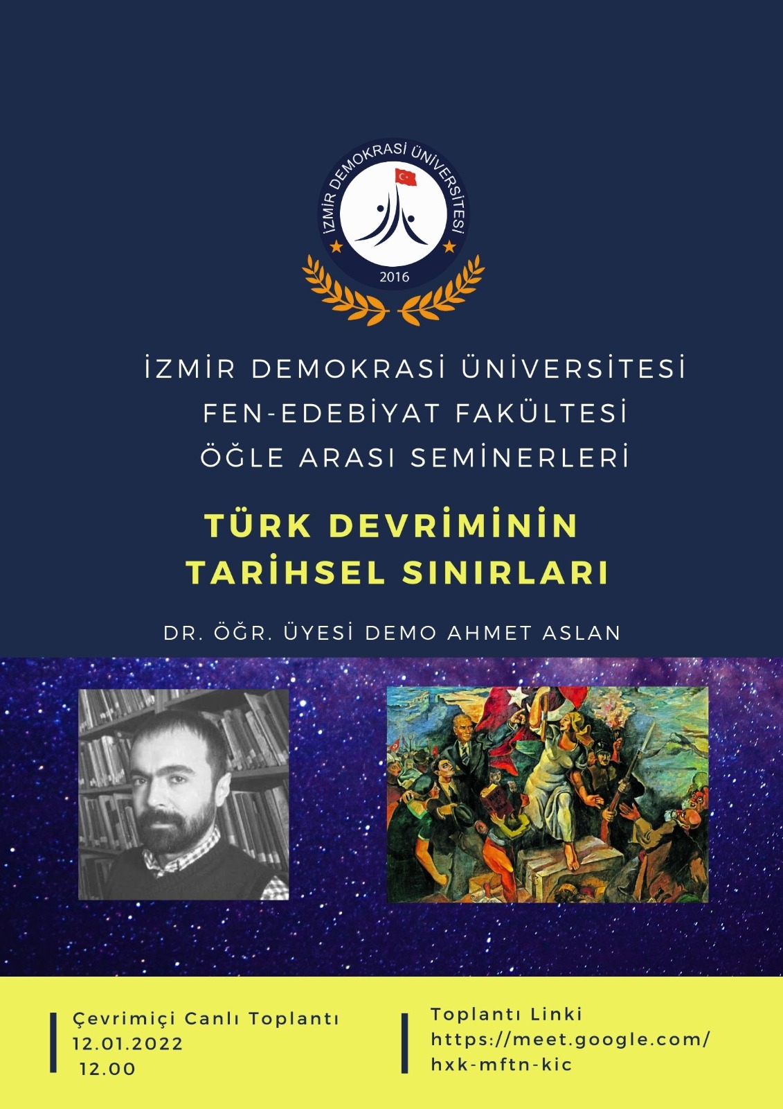 İDÜ - Fen-Edebiyat Fakültesi Öğle Arası Seminerleri